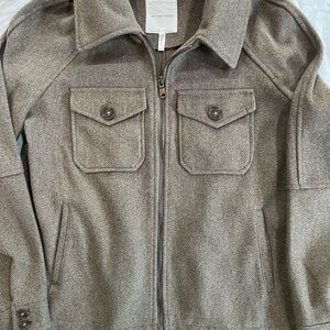 Avec Les Filles Women’s Coat ! Stylish Beige Color ! Like New !